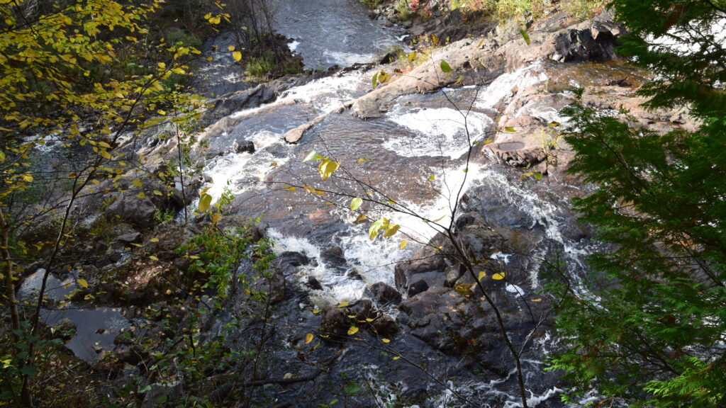 Waterfall of petite rivière Bostonnais